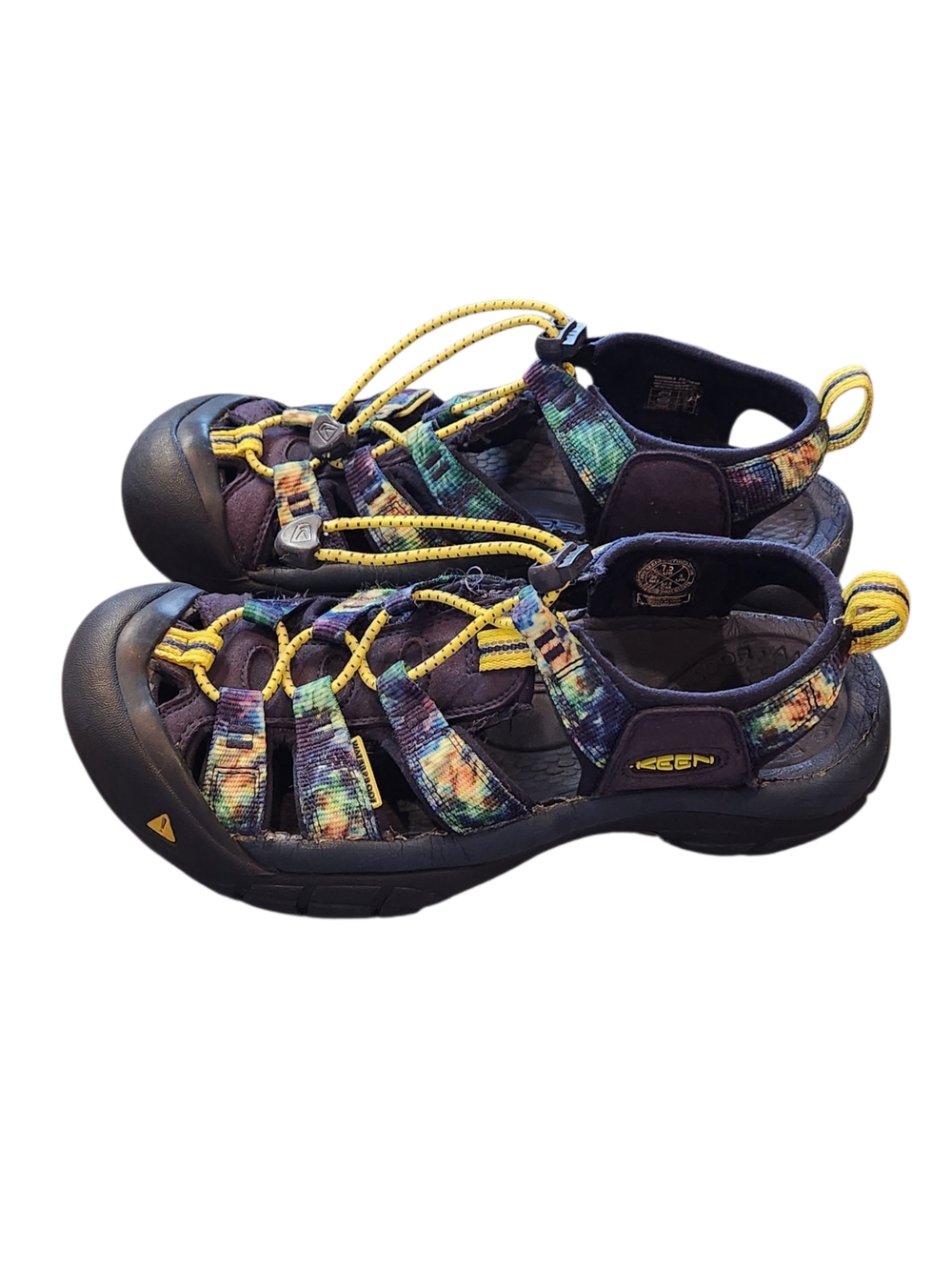KEEN Newport Retro Tie-Dye Hybrid Hiking/Water Sandals Size 7.5 Waterproof Women